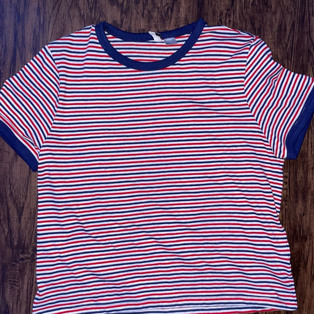 Striped Crop Top